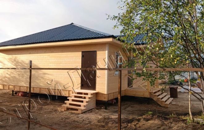 4 Каркасно-щитовой дом Д-11, 13.2x9.5м, 125.4 М², Мурманская область, Печегнский район, село Корзуново (31)